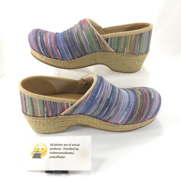 Dansko Jute Pro Casual Slip On Nursing Clog Womens Size 6 36 025990600 Multi - Picture 4 of 9